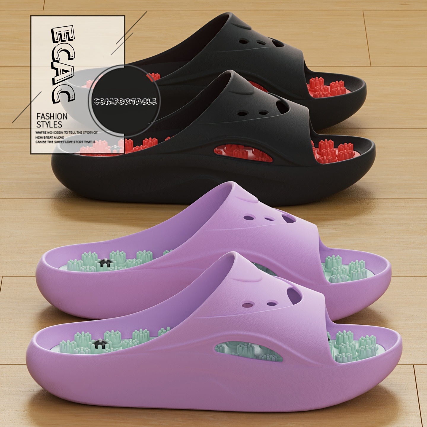 Men Shoes On Sale - Sandal Pijat EVA Wanita Pria, Sol
