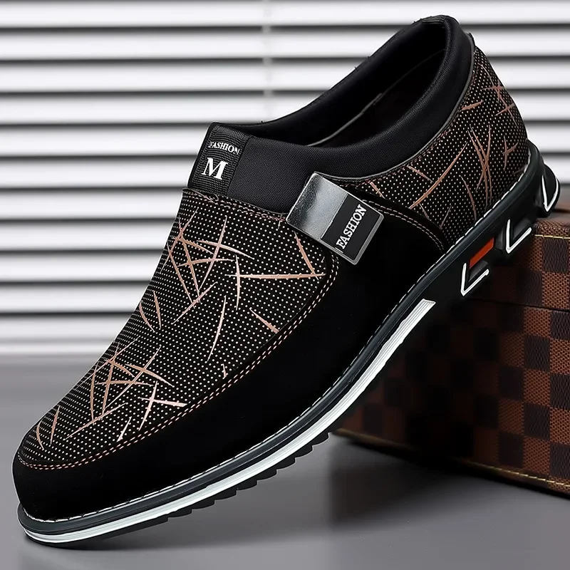 Men Shoes Official - Sepatu kulit bisnis pria, alas kaki