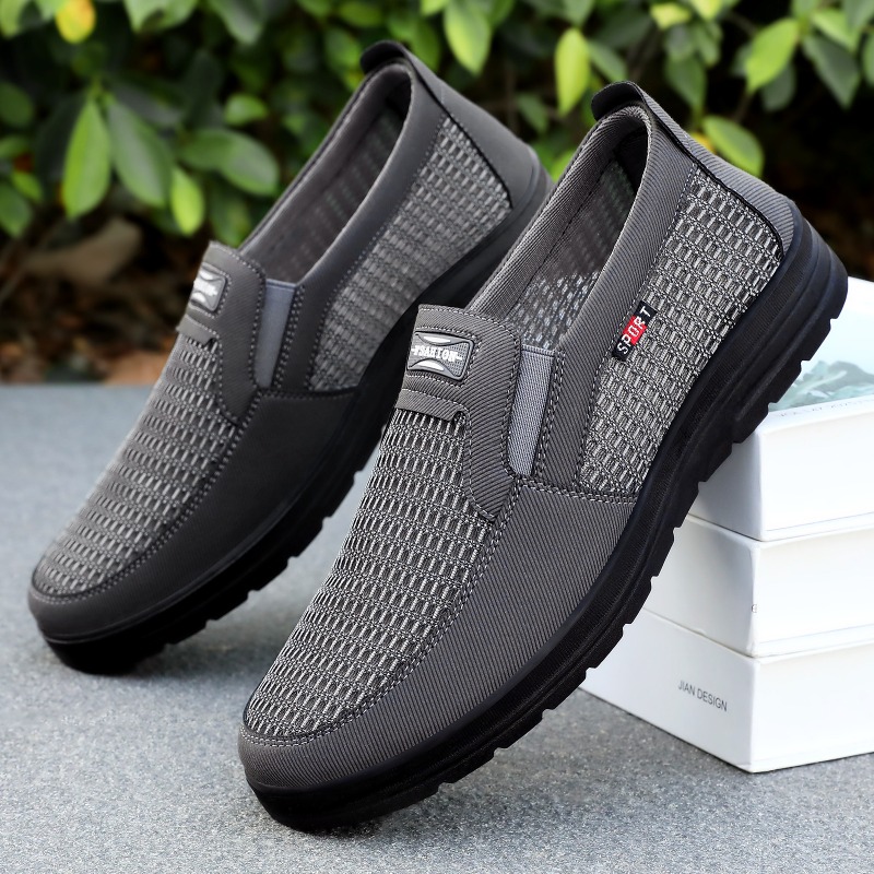 Men'S Shoes Loafers Casual - Sepatu Loafer Pria Slip-on Berbahan Jaring