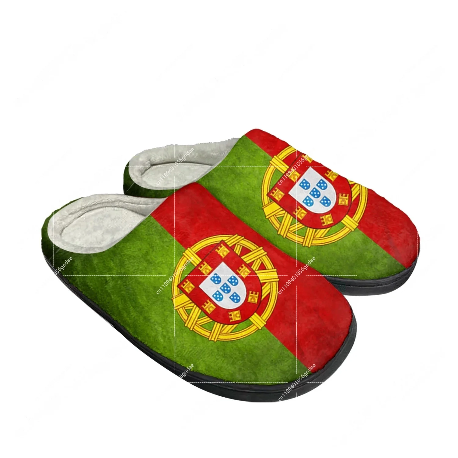 Men Shoes On Sale - Sandal Rumah Katun Kustom Bendera Portugal,