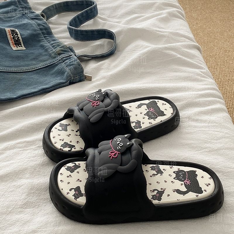 Men Shoes On Sale - Sandal Wanita Beruang Lucu Motif Sandal