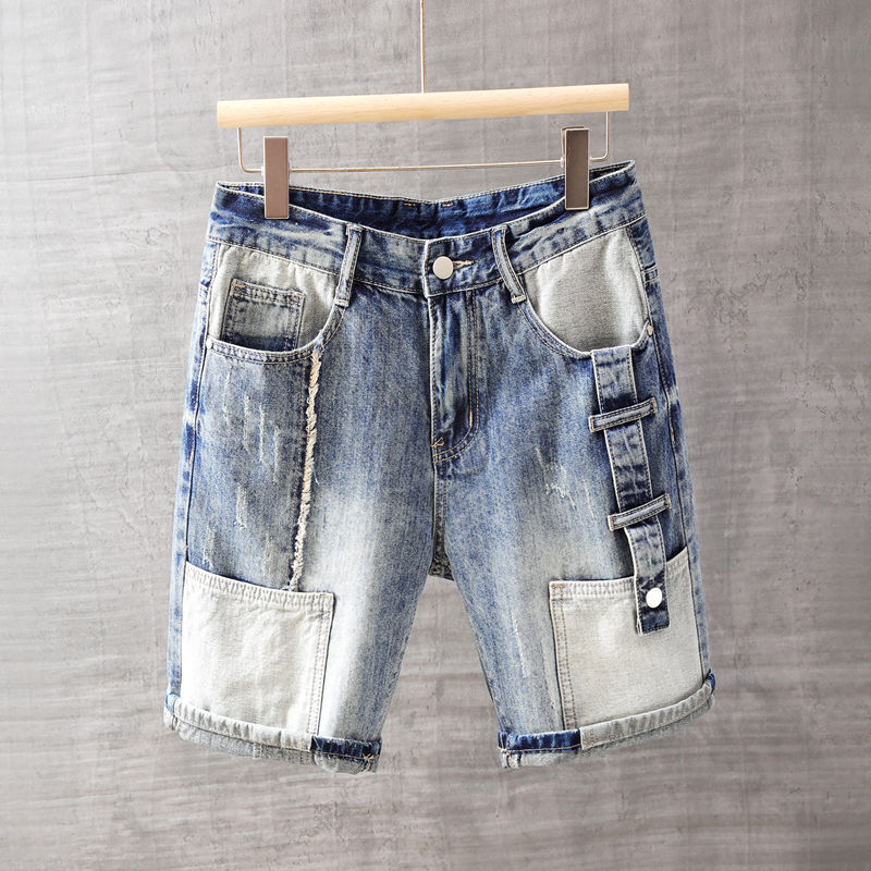 Men Shoes Xxl - Celana Jeans Pendek Pria dengan Saku
