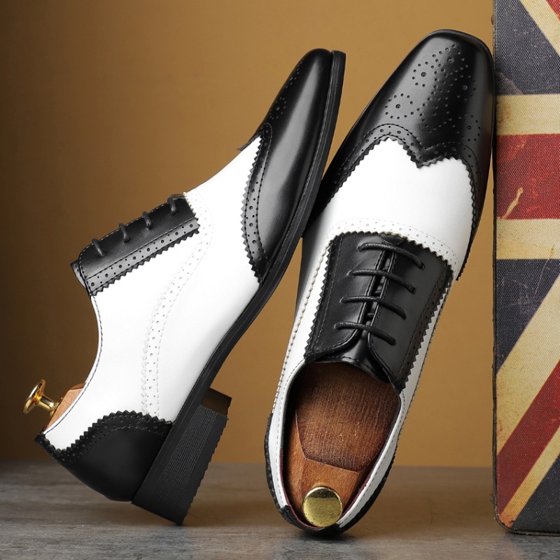 Men Shoes Official - Sepatu Kulit Pria Sepatu Brock Hitam