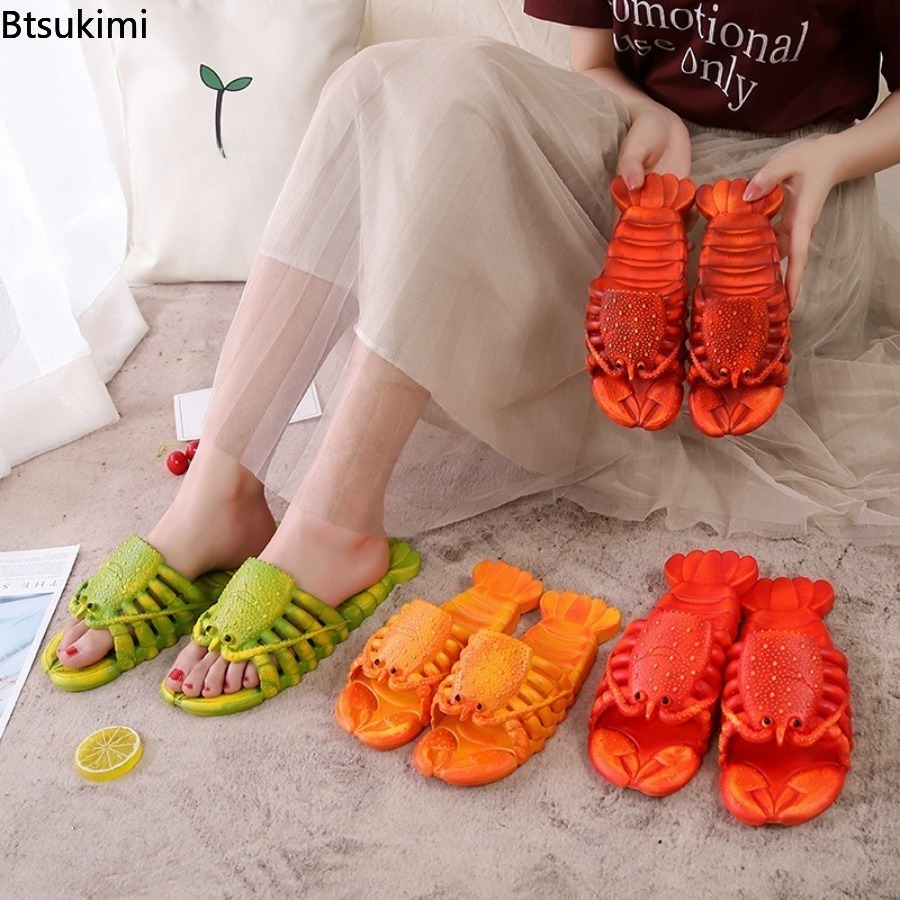 Men Shoes Size - Sandal Lobster Kartun Musim Panas 2026