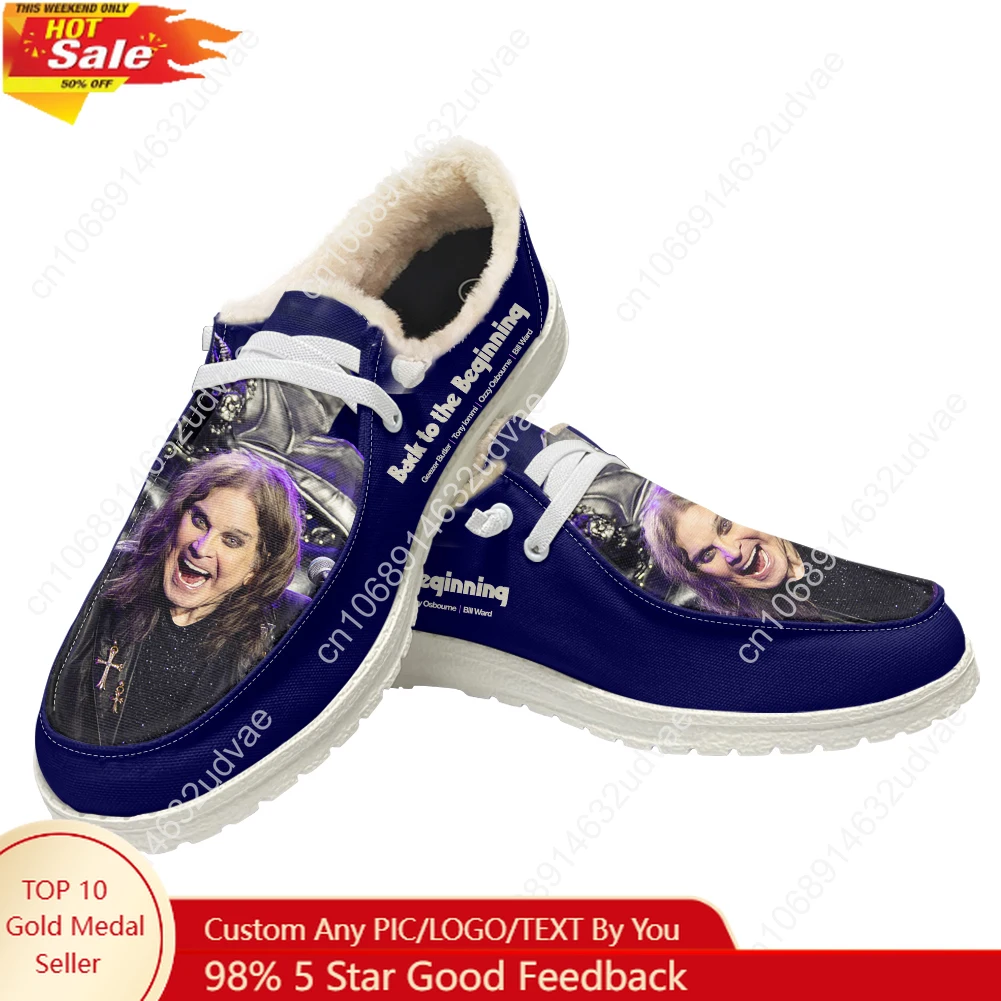 Men'S Shoes Loafers Casual - Ozzy Osbourne 1948-2025 Sepatu Loafer Mewah