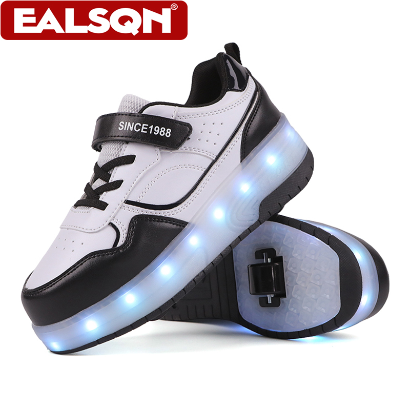 Men Shoes Size - Sepatu Roda LED Anak-Anak Desain Roda