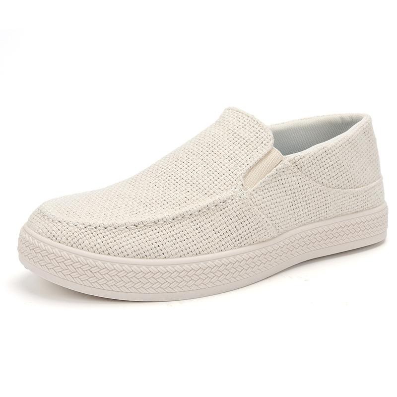Men'S Shoes Loafers Casual - Sepatu Loafer Pria Bahan Linen, Bagian