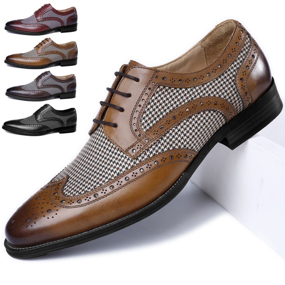 Men Shoes Official - Sepatu Pria Bisnis Oxford Baru Sepatu