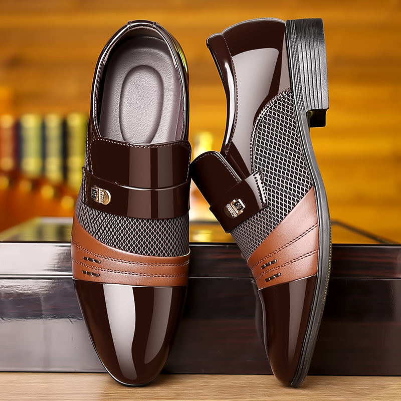 Sepatu Pria Formal Ujung Lanci - Men Shoes Official ulasan dan harga
