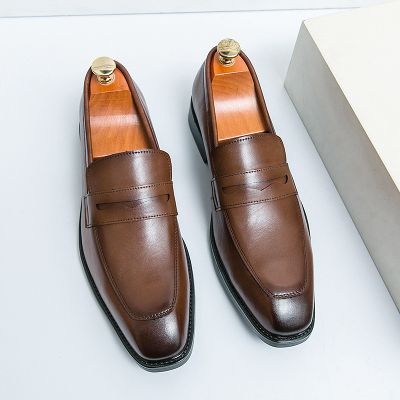Sepatu Kulit Pria Model Klasik - Men Shoes Official ulasan dan harga