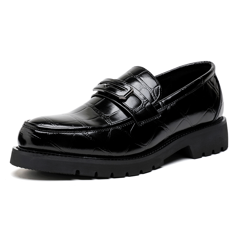 Sepatu Kulit Bersol Tebal Pria - Men Shoes Official ulasan dan harga