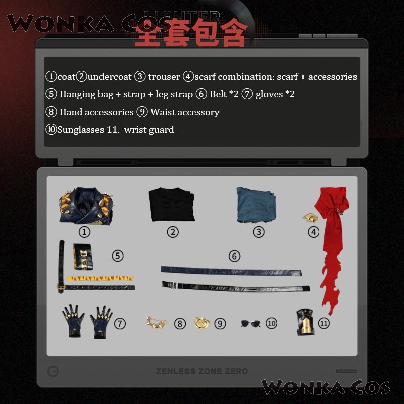 Game Zenless Zone Zero Cosplay - Men'S Shoes Zone ulasan dan harga