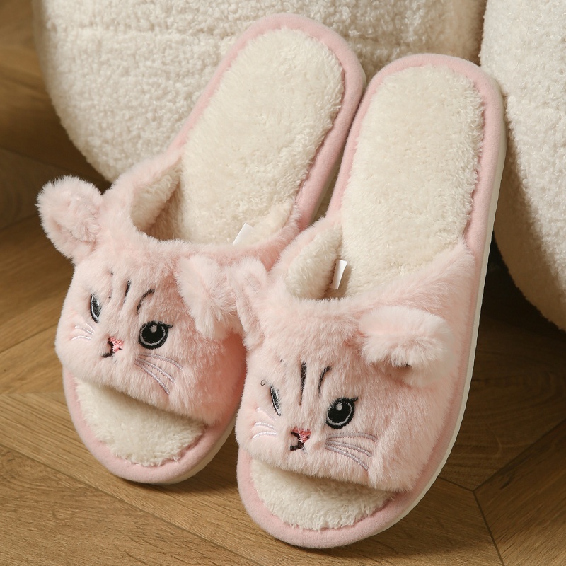 Sendal Jepit Bulu Kucing Lucu  - Men Shoes On Sale ulasan dan harga