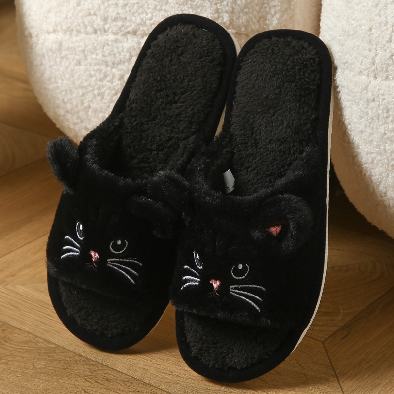 Sendal Jepit Bulu Kucing Lucu  - Men Shoes On Sale ulasan dan harga