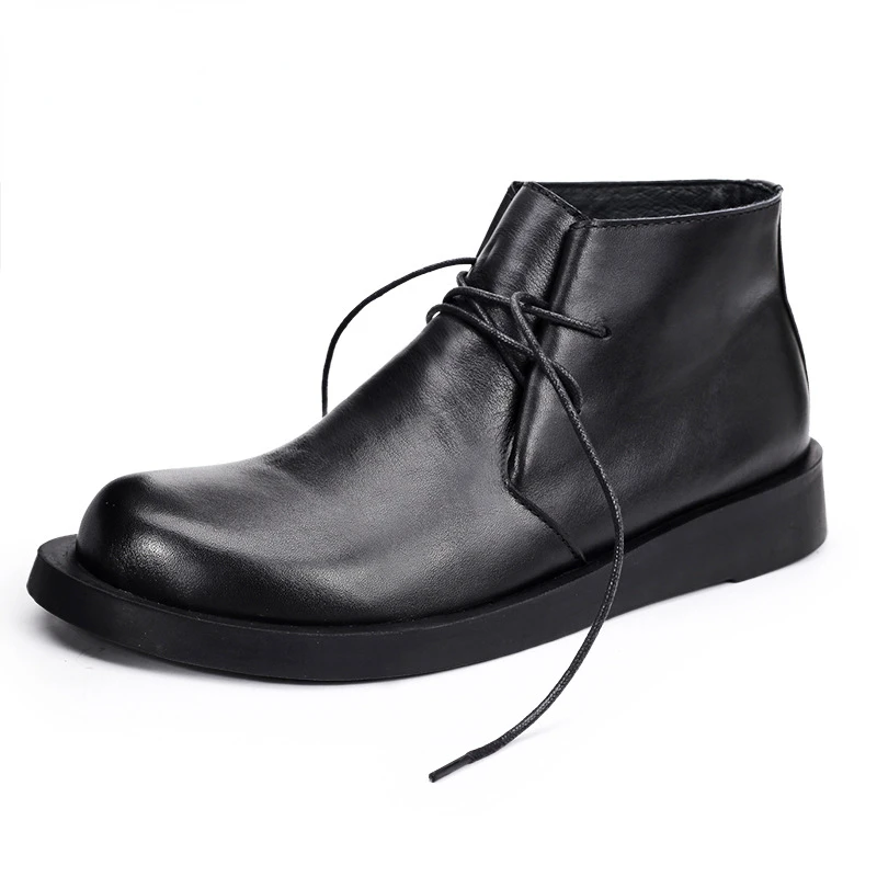 Sepatu Boots Oxford Kulit Sapi - Men Shoes Oxford ulasan dan harga