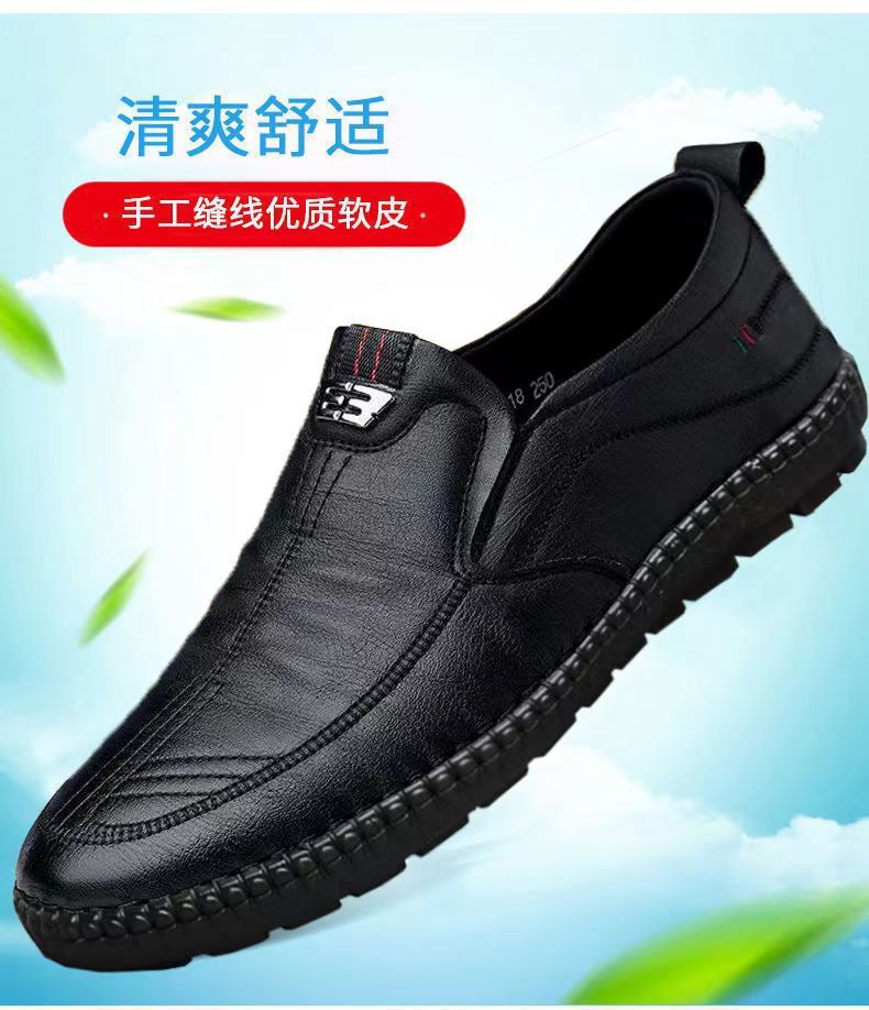 Sepatu pantofel kulit Slip pri - Men Shoes Official ulasan dan harga