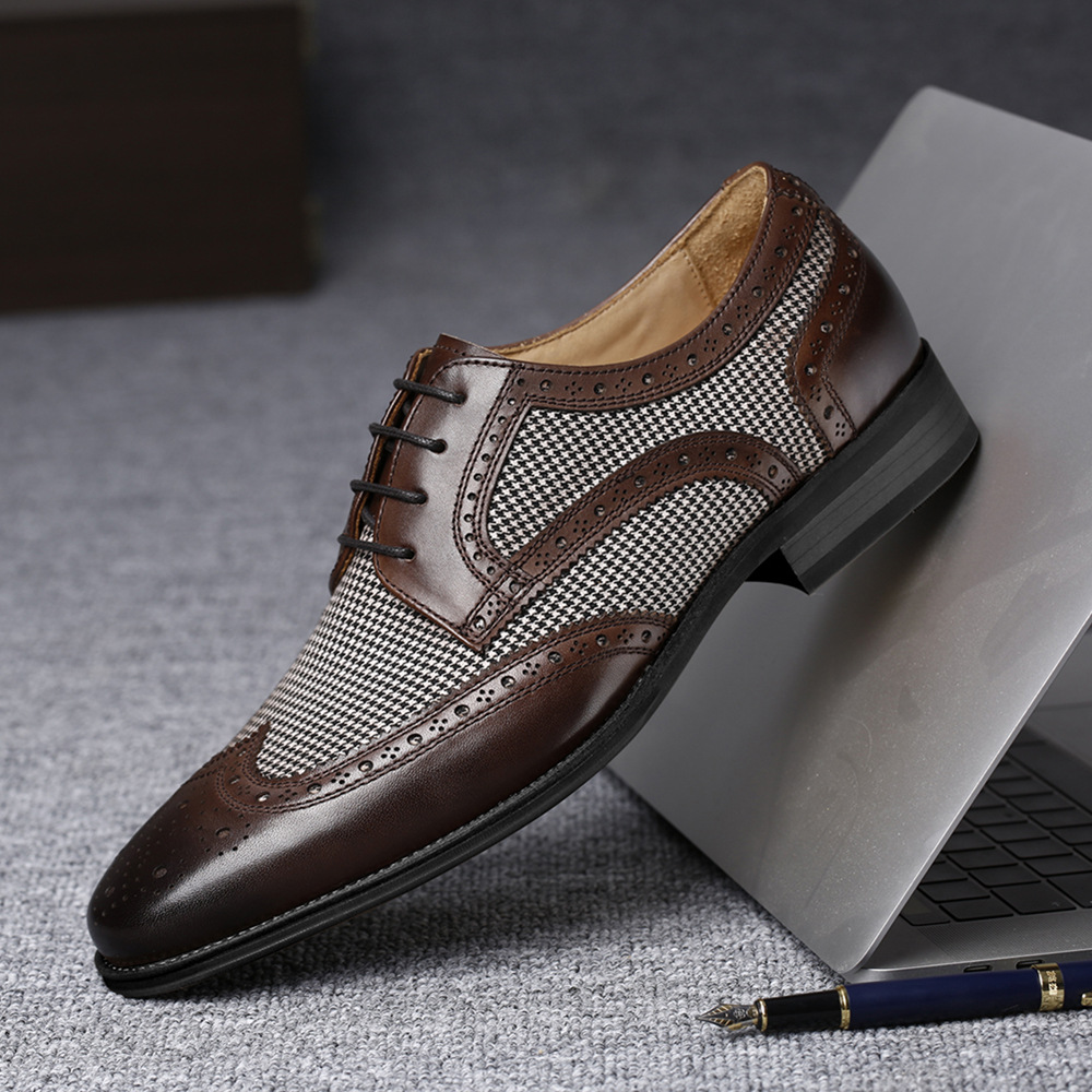 Sepatu Pria Bisnis Oxford Baru - Men Shoes Official ulasan dan harga