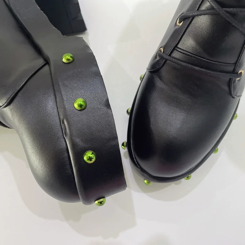 Sepatu Boots Kulit PU Hitam Ni - Men'S Shoes Zone ulasan dan harga